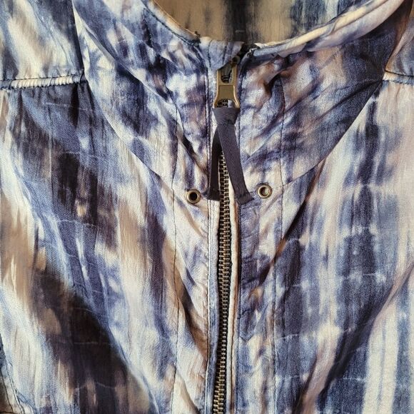 CHICO'S ZENERGY BLUE LINEAR JACKET - Picture 2 of 6